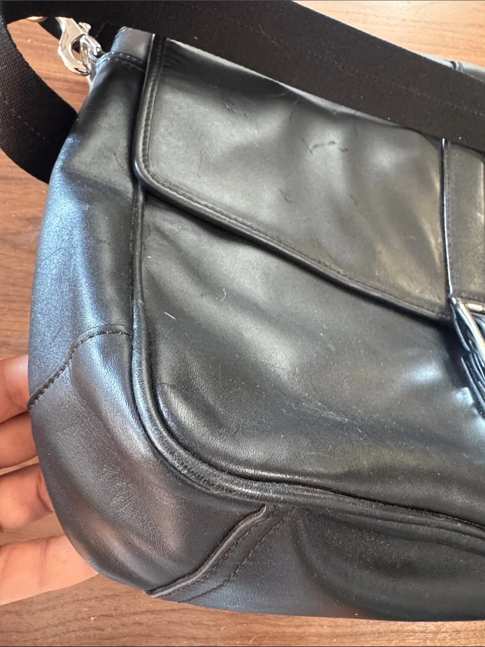 Vintage coach messenger bag